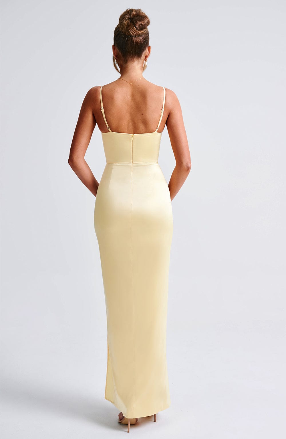 Alora Maxi Dress Lemon