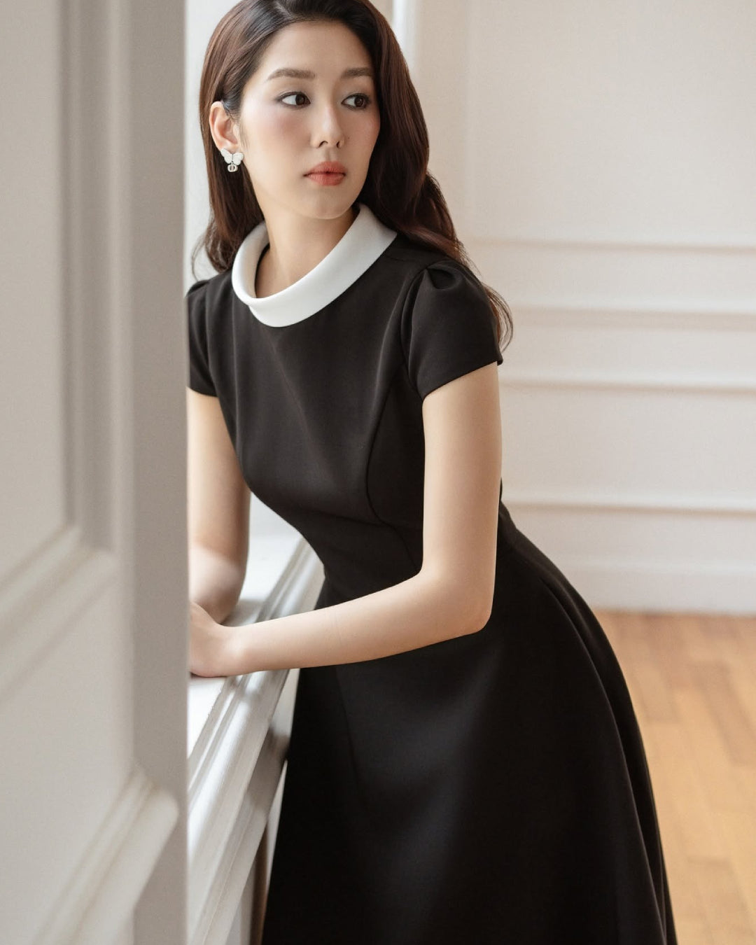 Amala Midi Dress Black