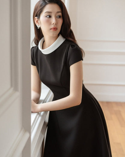 Amala Midi Dress Black