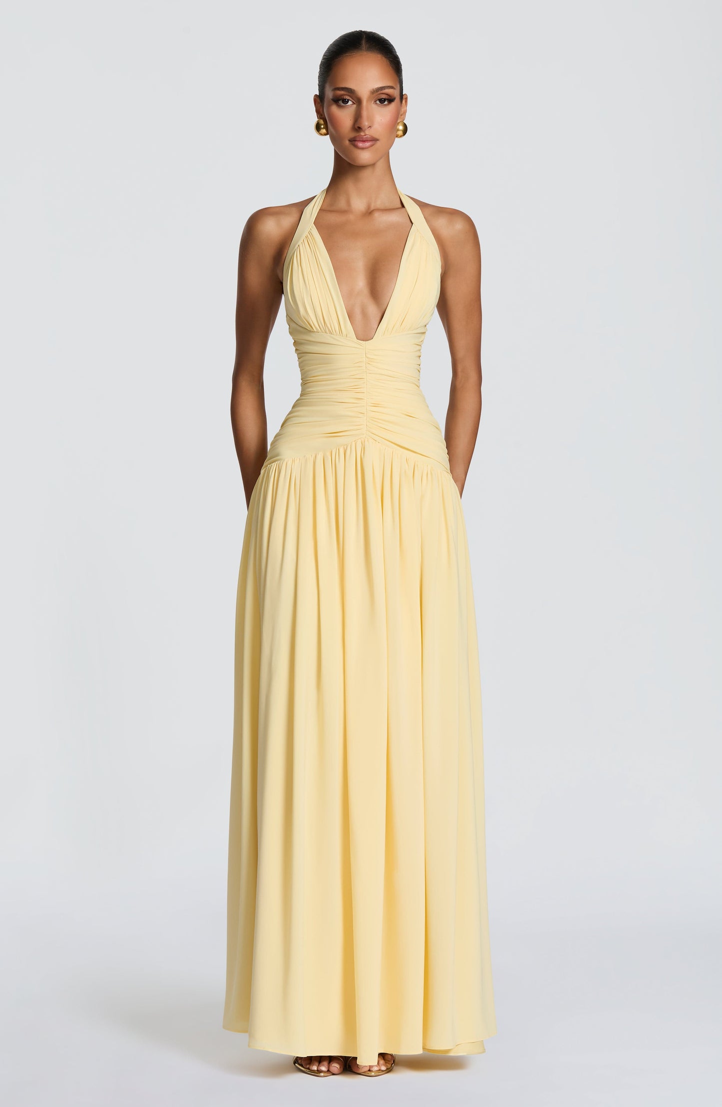 Amaris Maxi Dress Lemon