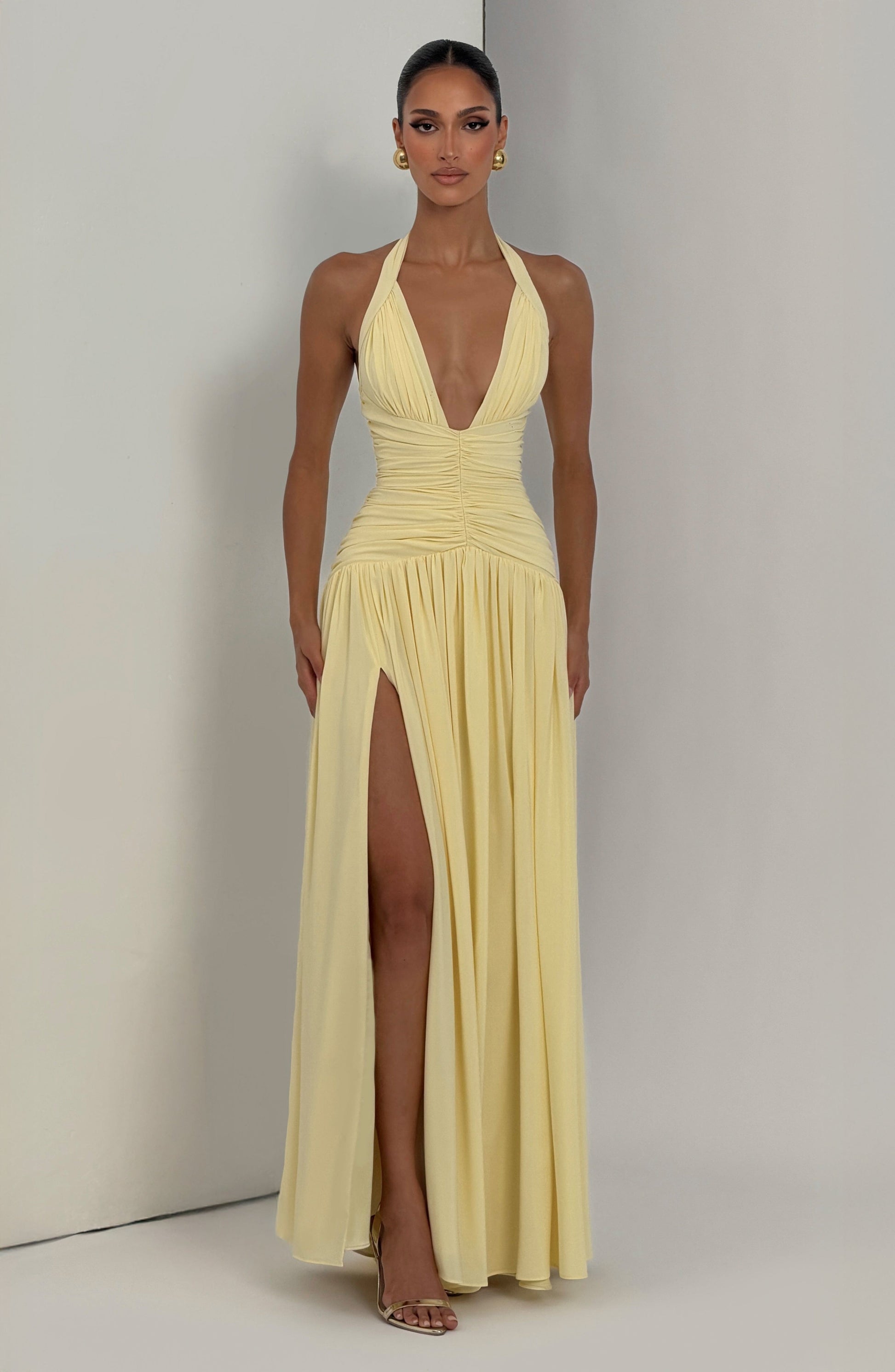 Amaris Maxi Dress Lemon
