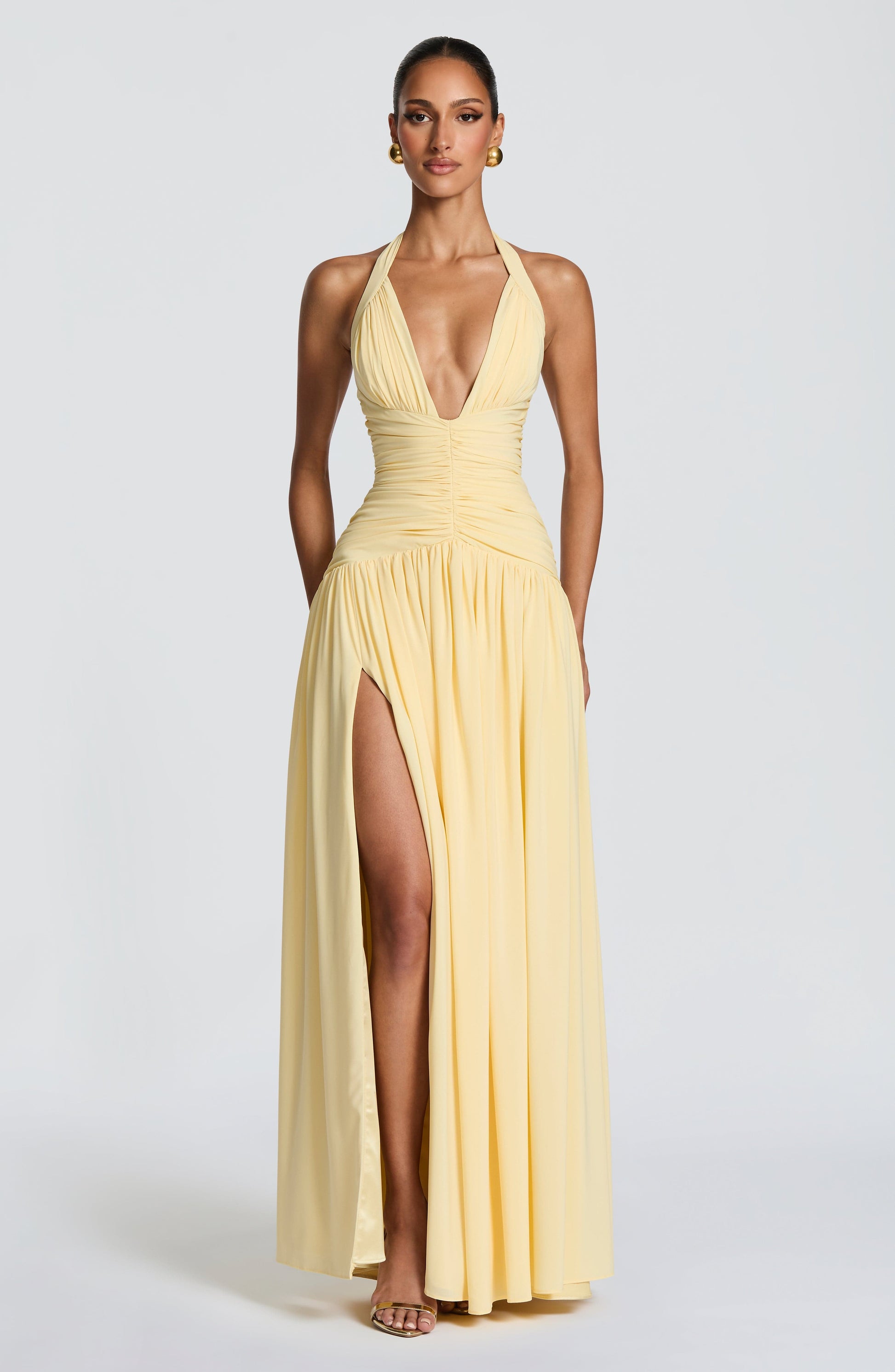 Amaris Maxi Dress Lemon