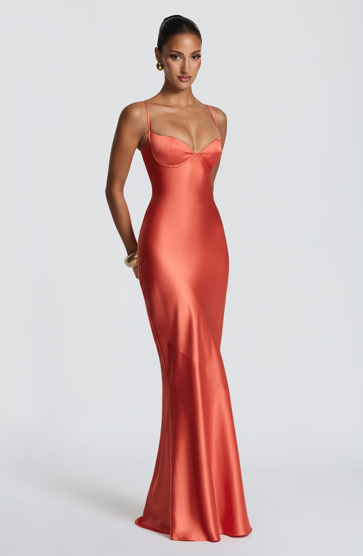 Amorette Maxi Dress Burnt Orange