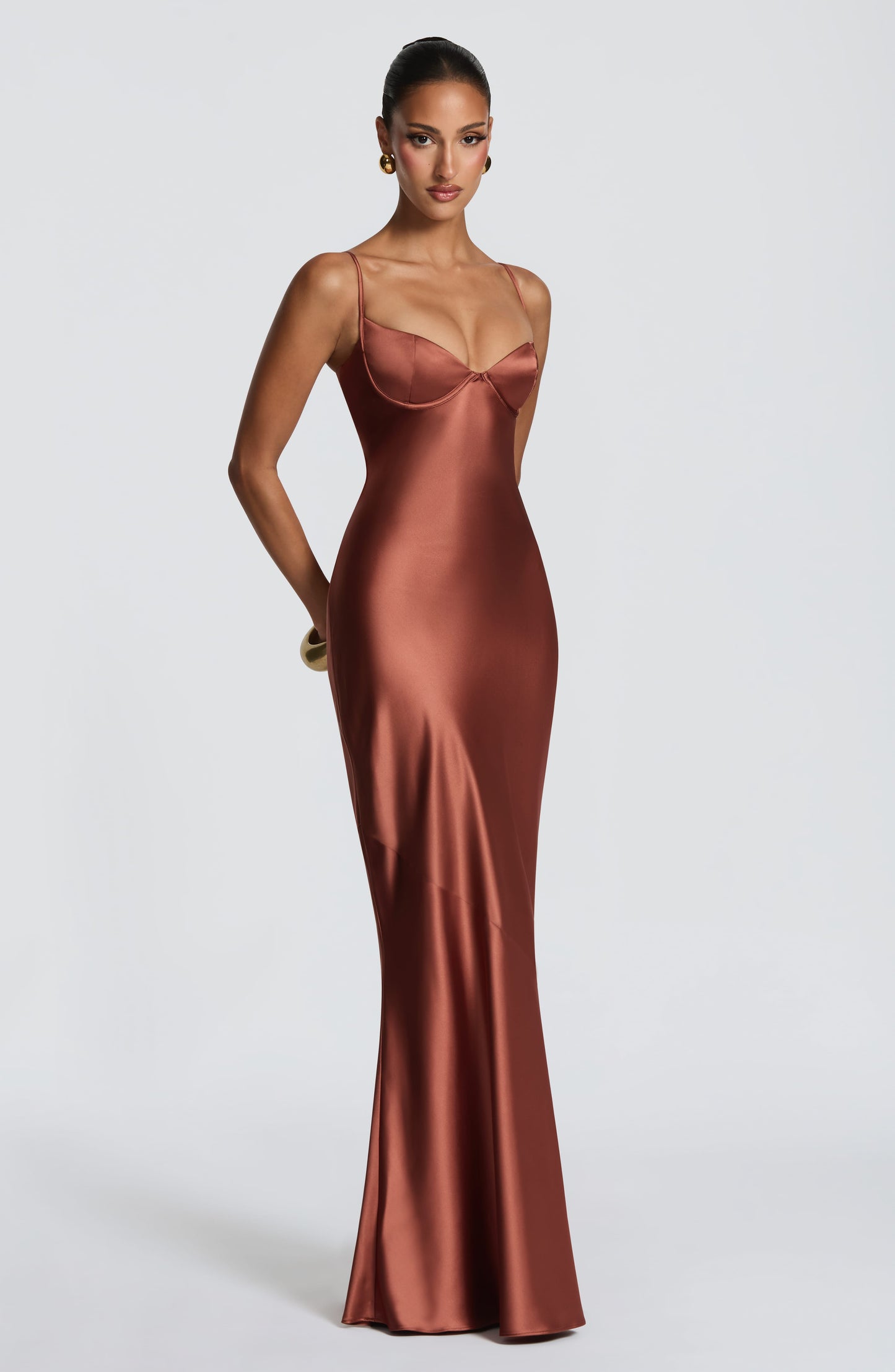 Amorette Maxi Dress Rust