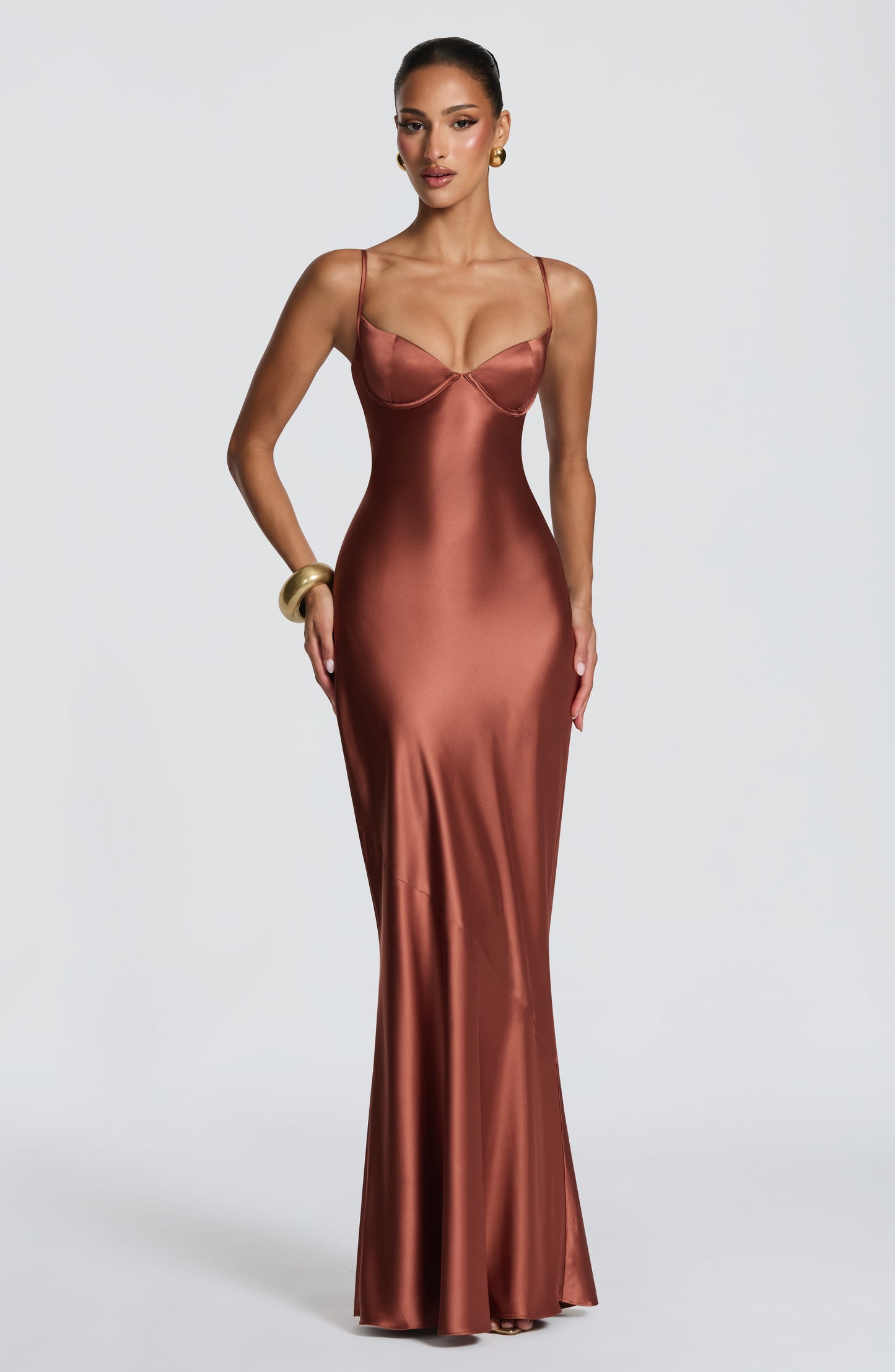 Amorette Maxi Dress Rust