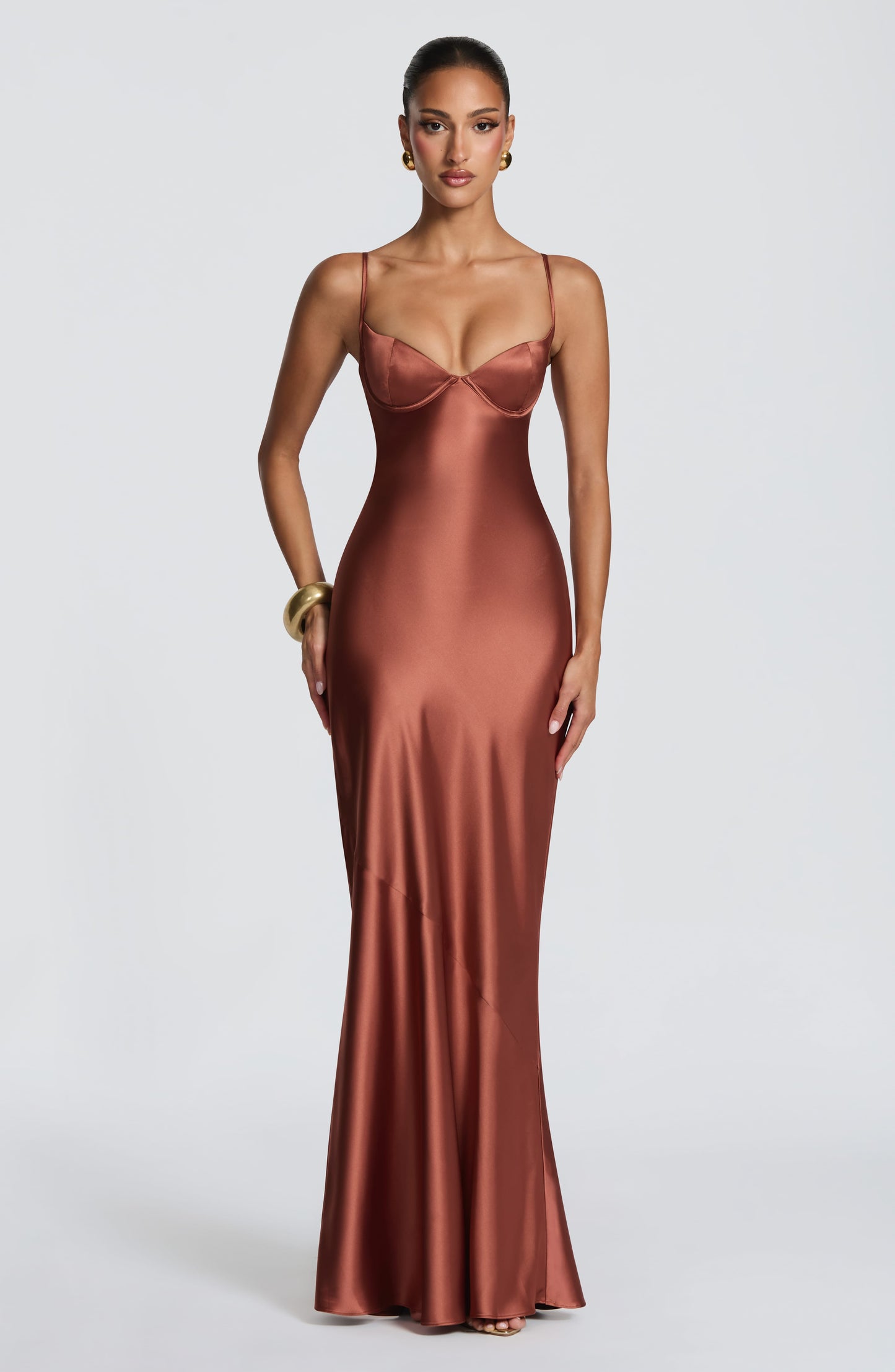 Amorette Maxi Dress Rust