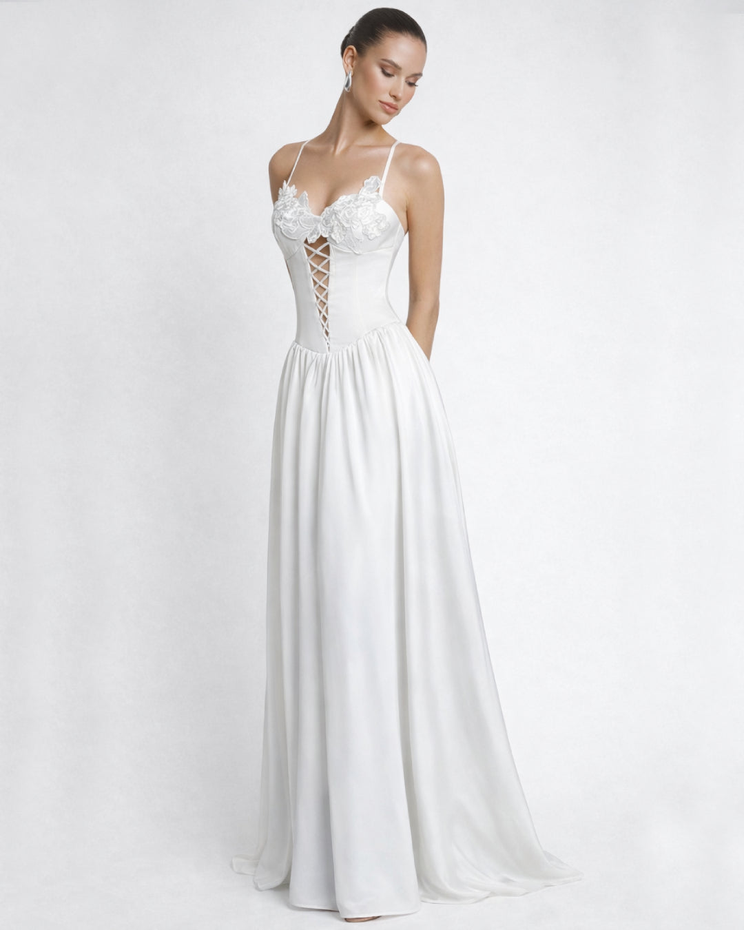 Anastelle Maxi Dress White