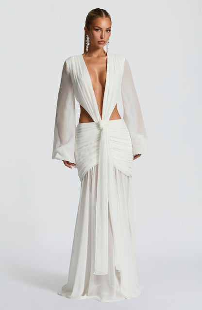 Andrina Maxi Dress Ivory