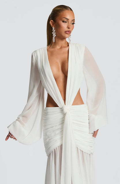 Andrina Maxi Dress Ivory