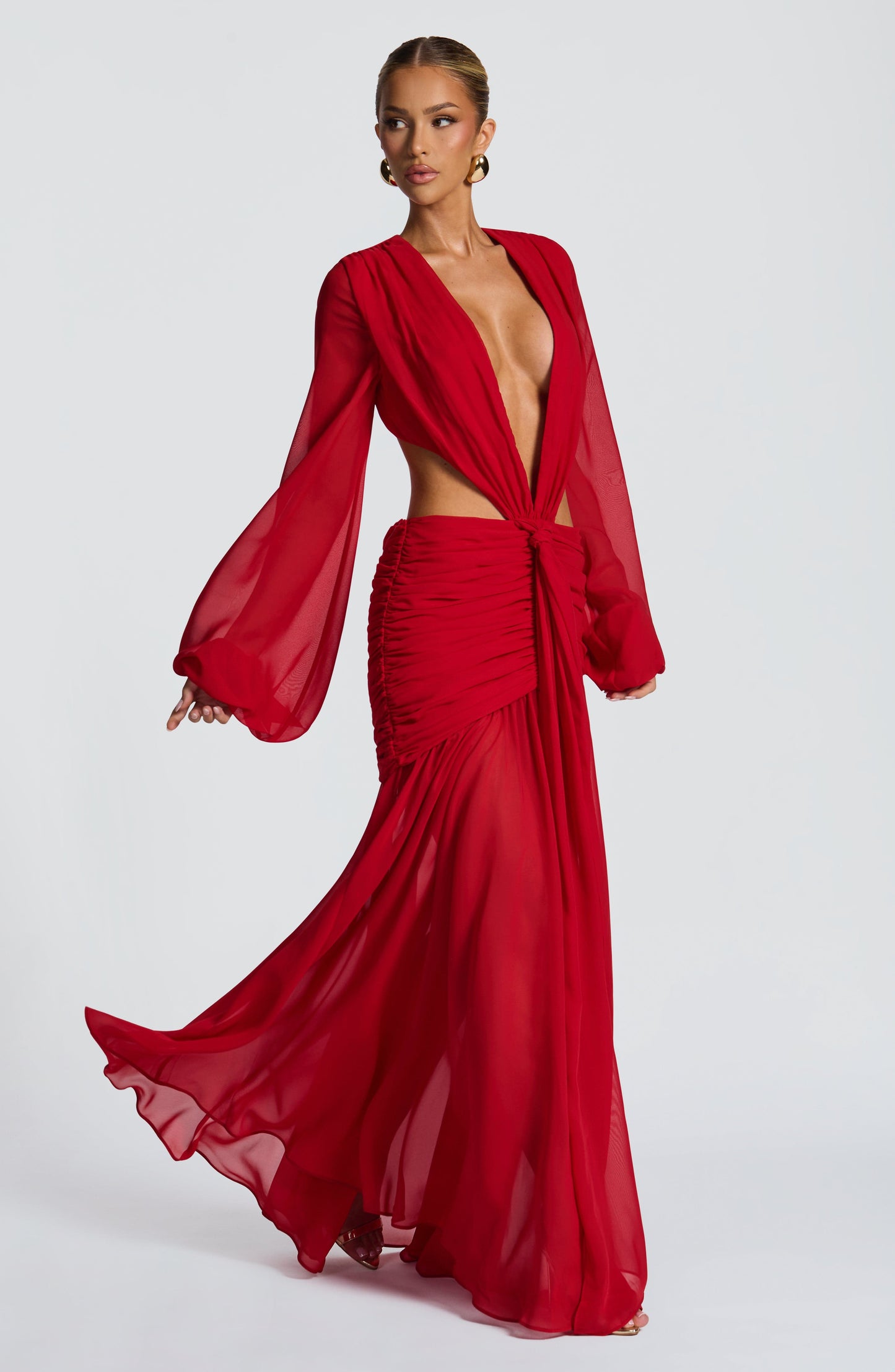 Andrina Maxi Dress Red