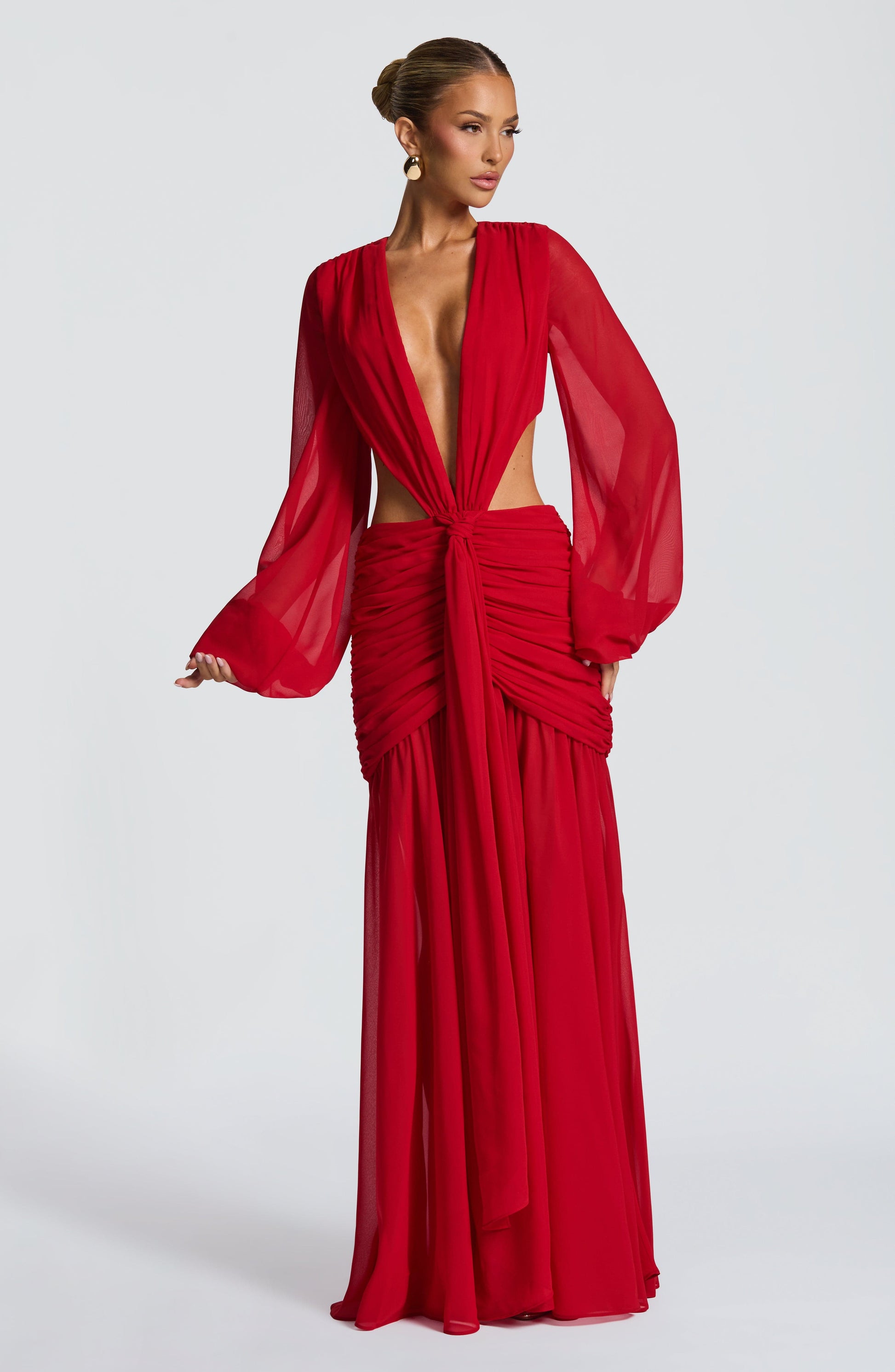 Andrina Maxi Dress Red