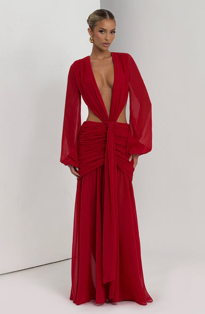 Andrina Maxi Dress Red