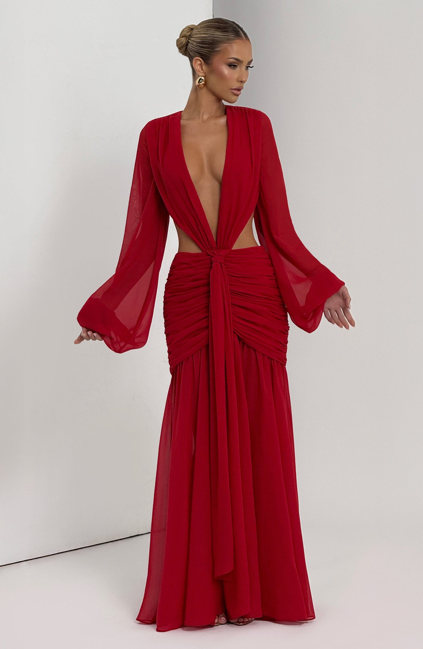 Andrina Maxi Dress Red