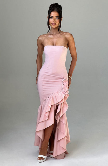 Angelina Maxi Dress Blush