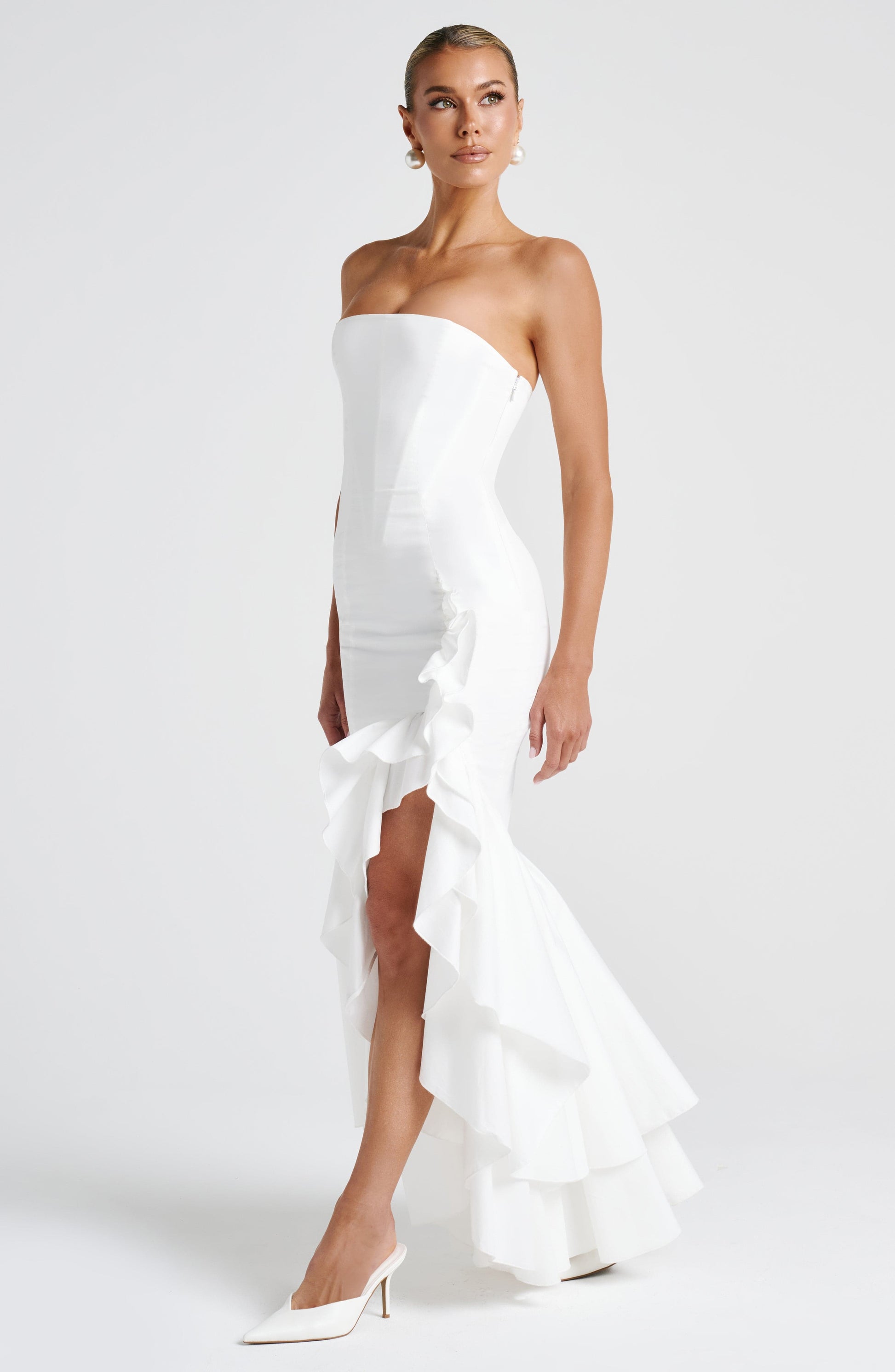 Angelina Maxi Dress Ivory