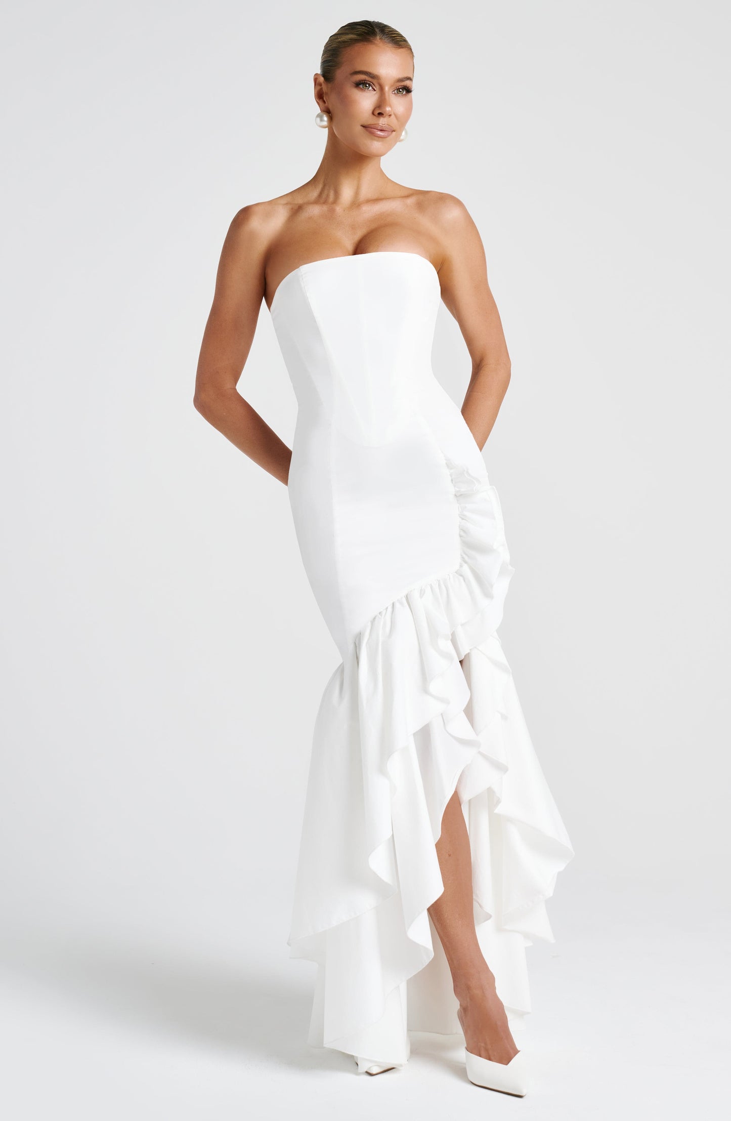 Angelina Maxi Dress Ivory