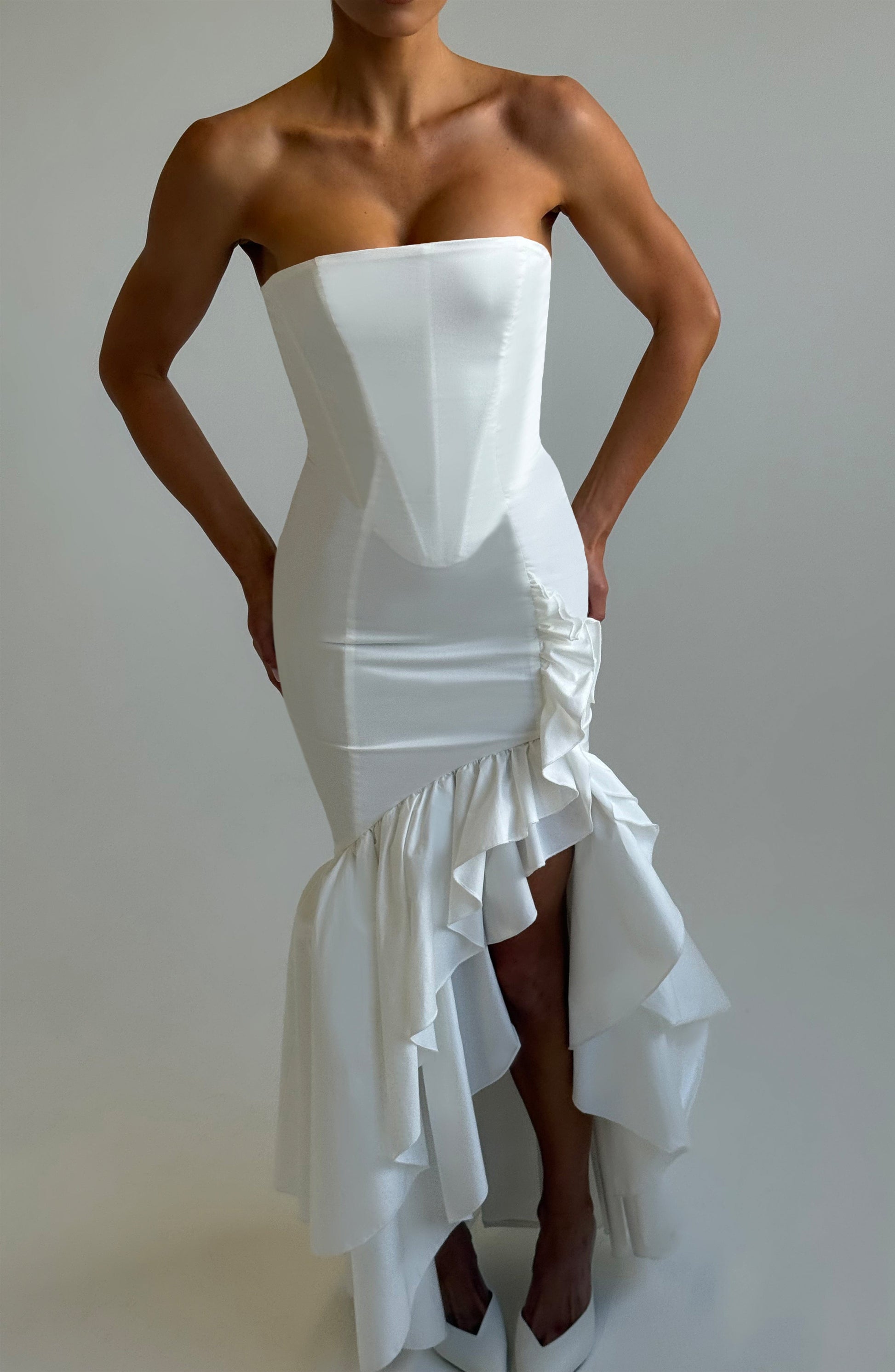 Angelina Maxi Dress Ivory