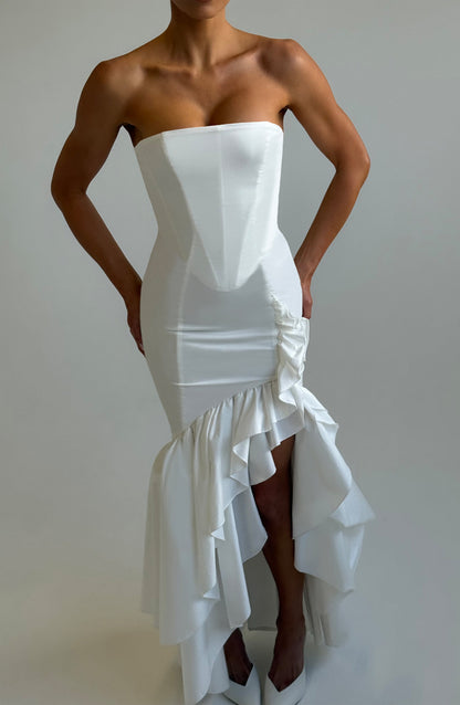 Angelina Maxi Dress Ivory
