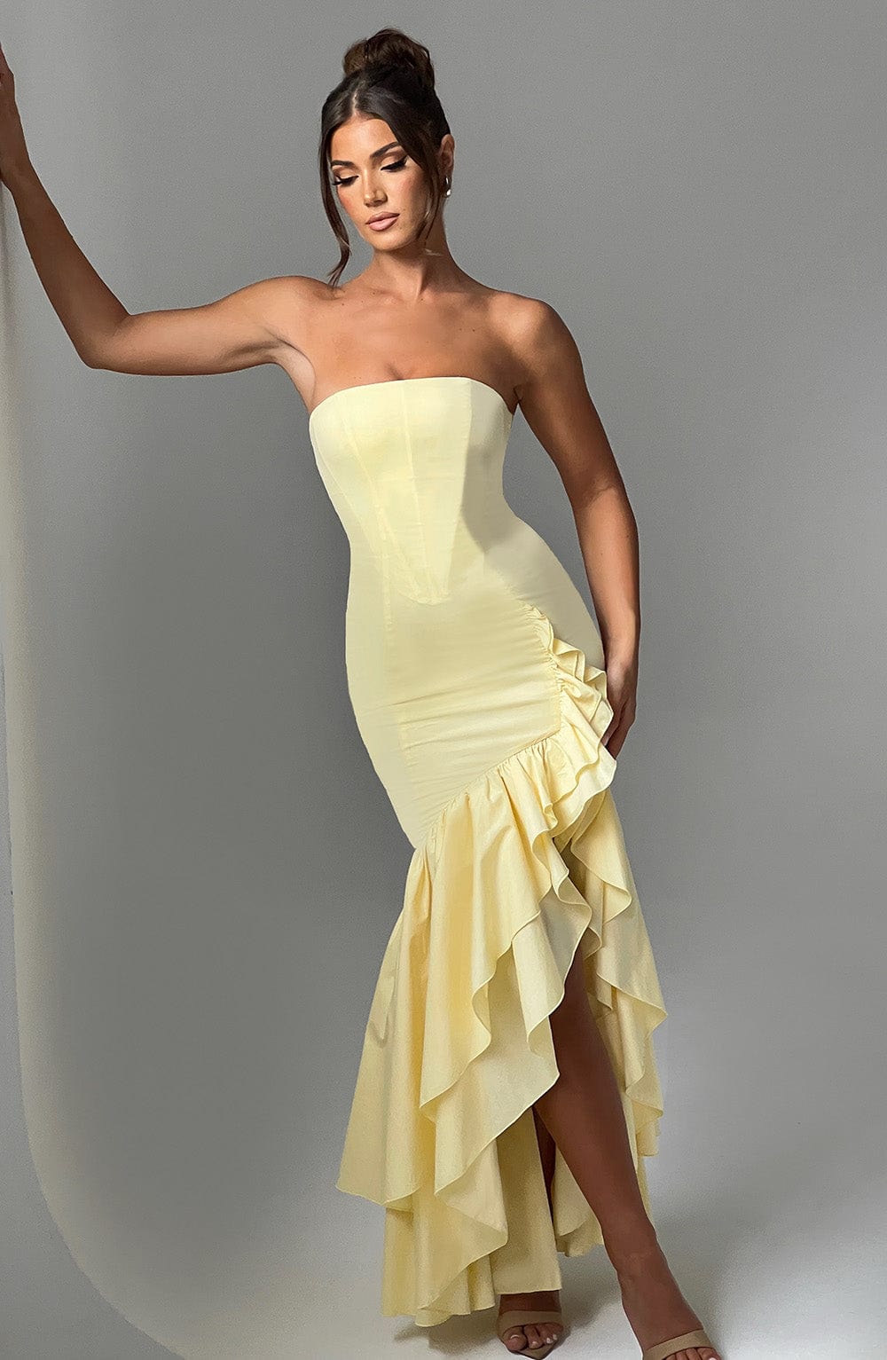 Angelina Maxi Dress Lemon