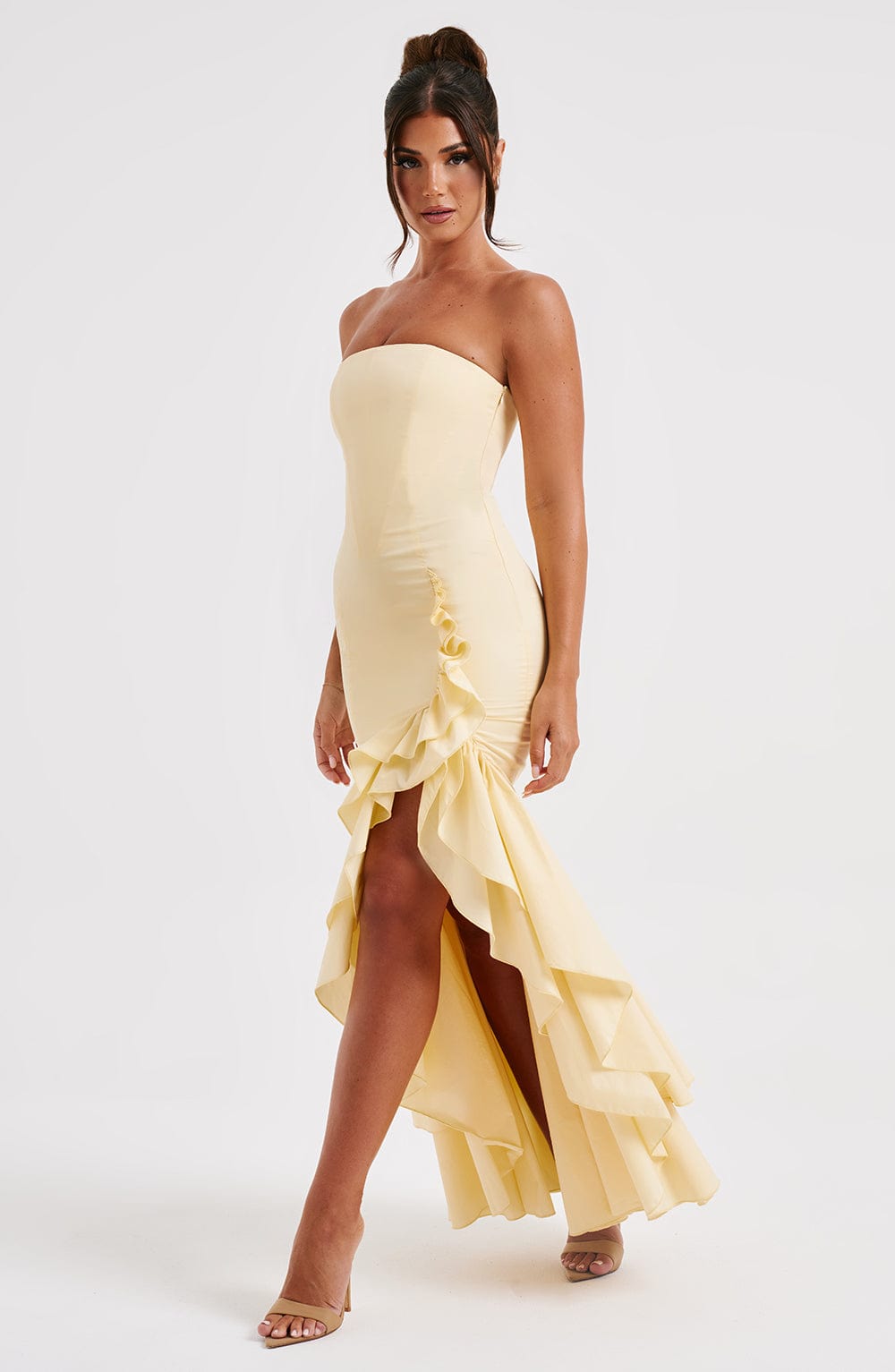 Angelina Maxi Dress Lemon