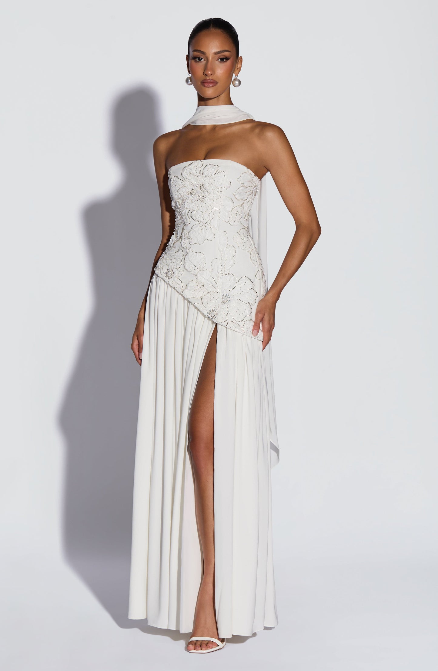Anneliese Maxi Dress Ivory