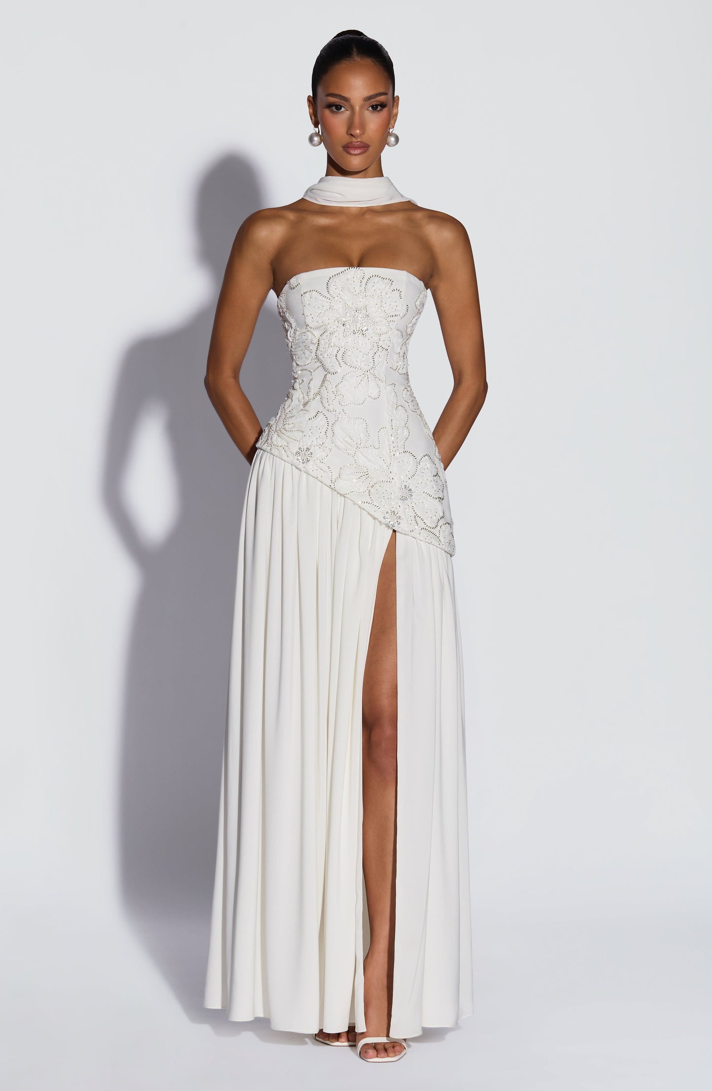Anneliese Maxi Dress Ivory