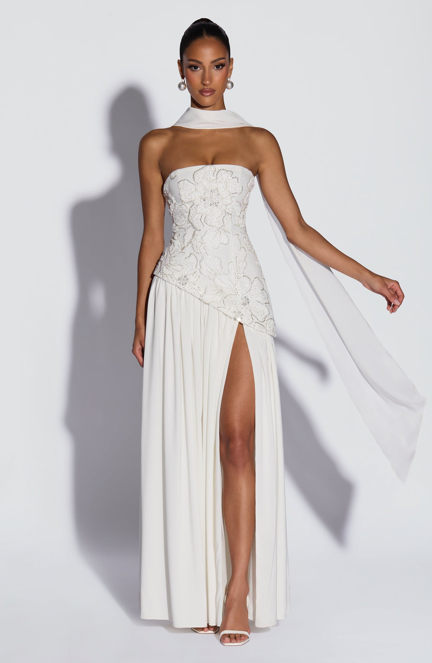 Anneliese Maxi Dress Ivory