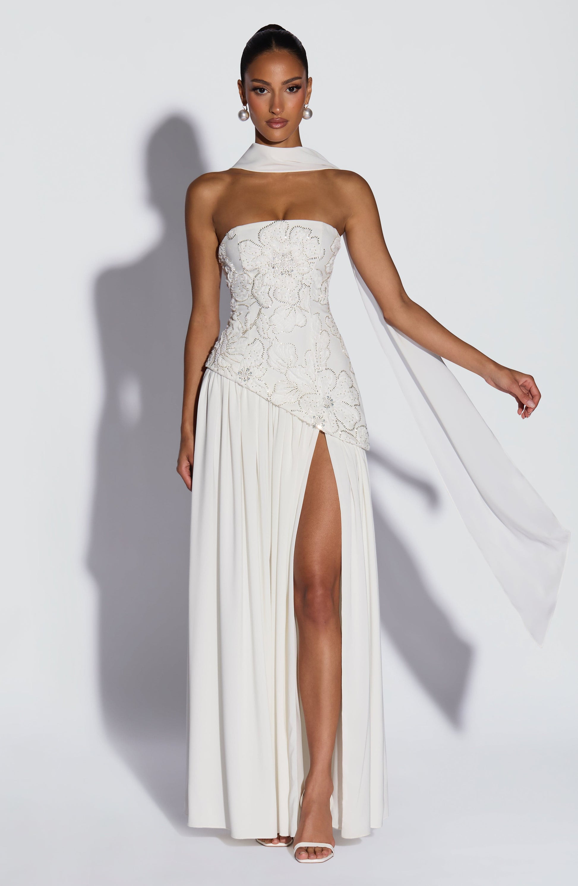 Anneliese Maxi Dress Ivory