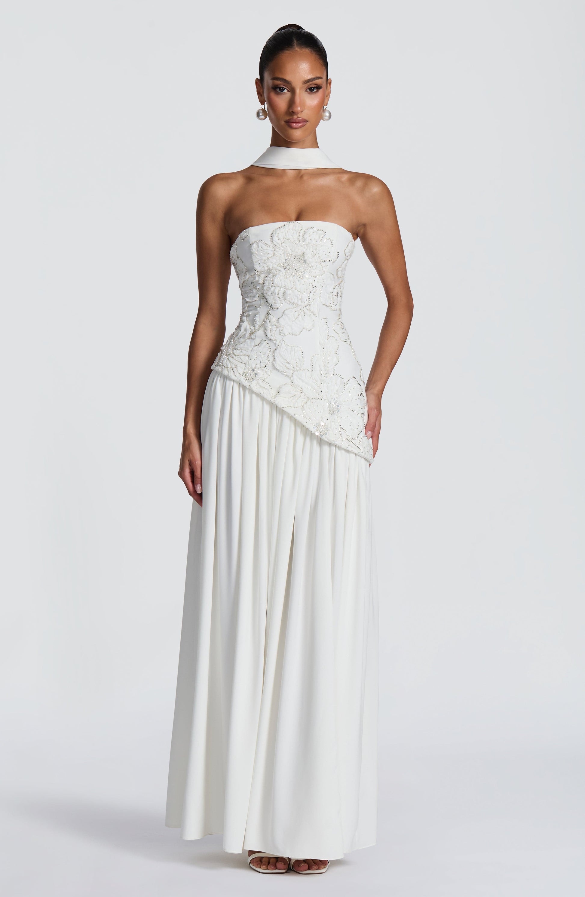 Anneliese Maxi Dress Ivory