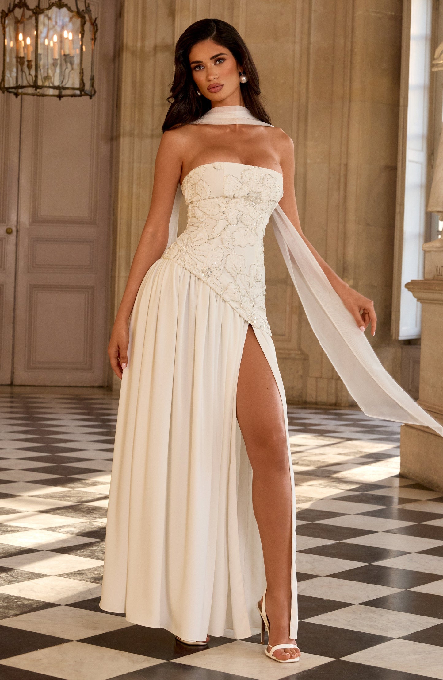 Anneliese Maxi Dress Ivory