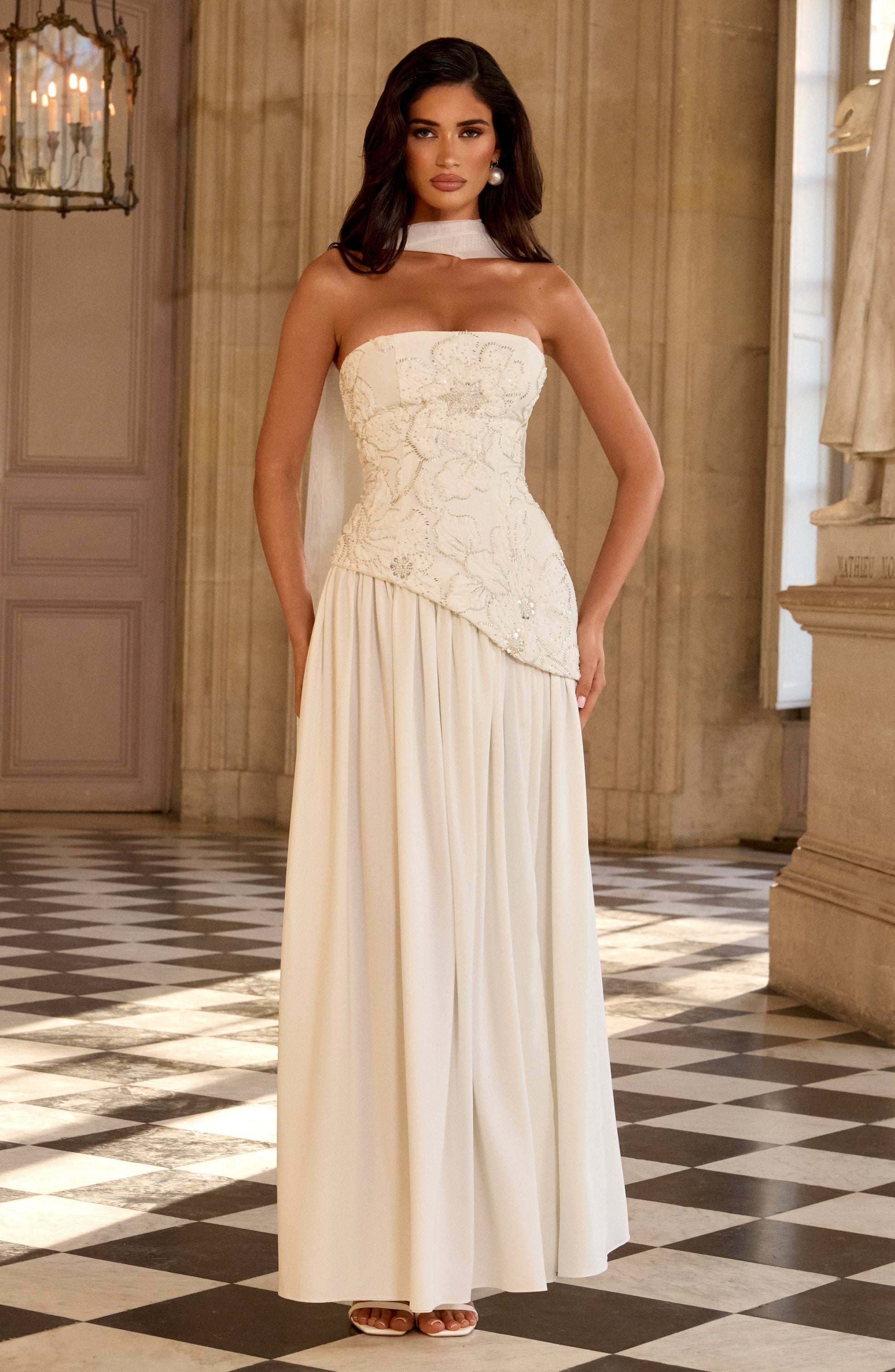 Anneliese Maxi Dress Ivory