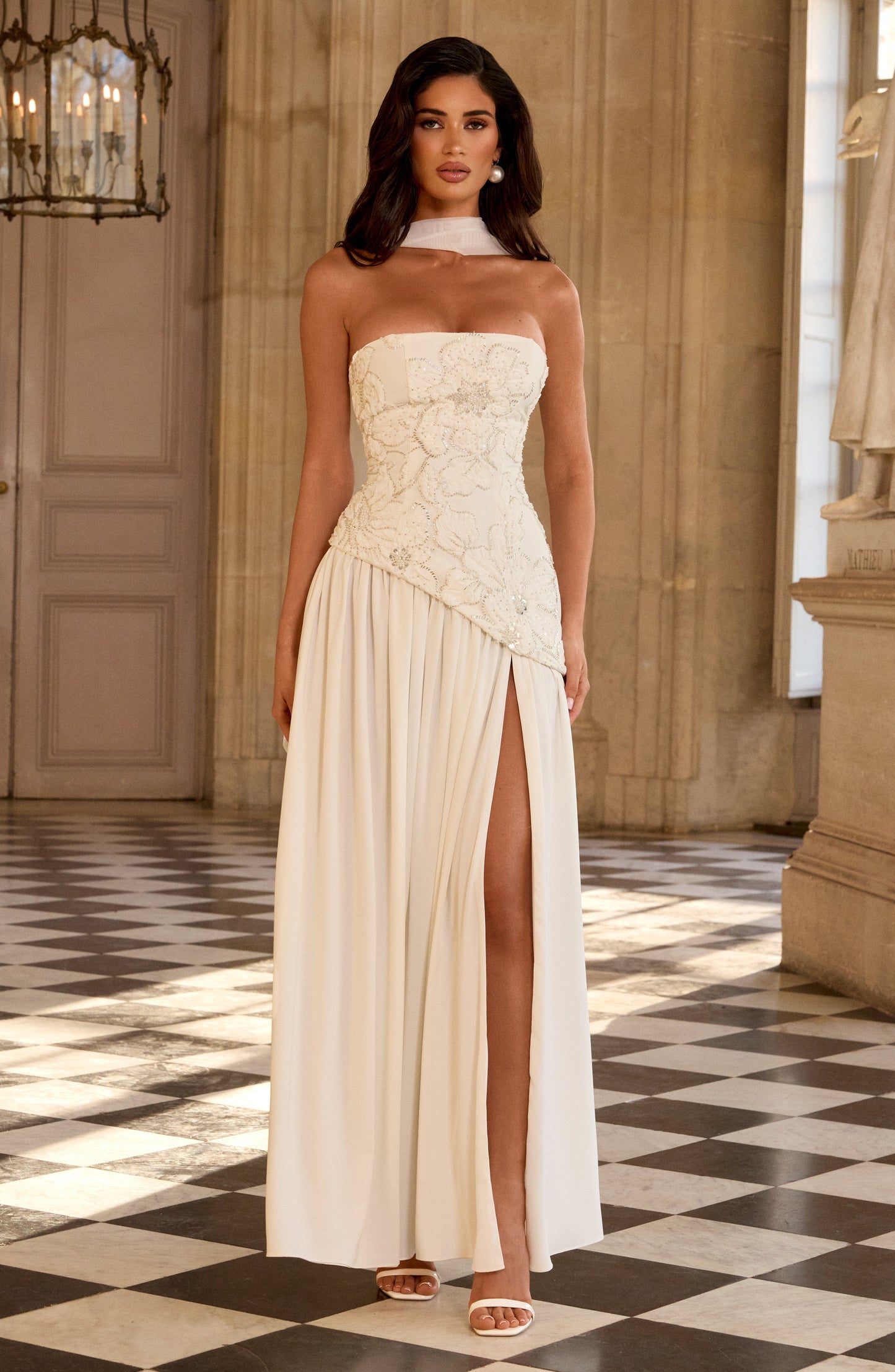 Anneliese Maxi Dress Ivory