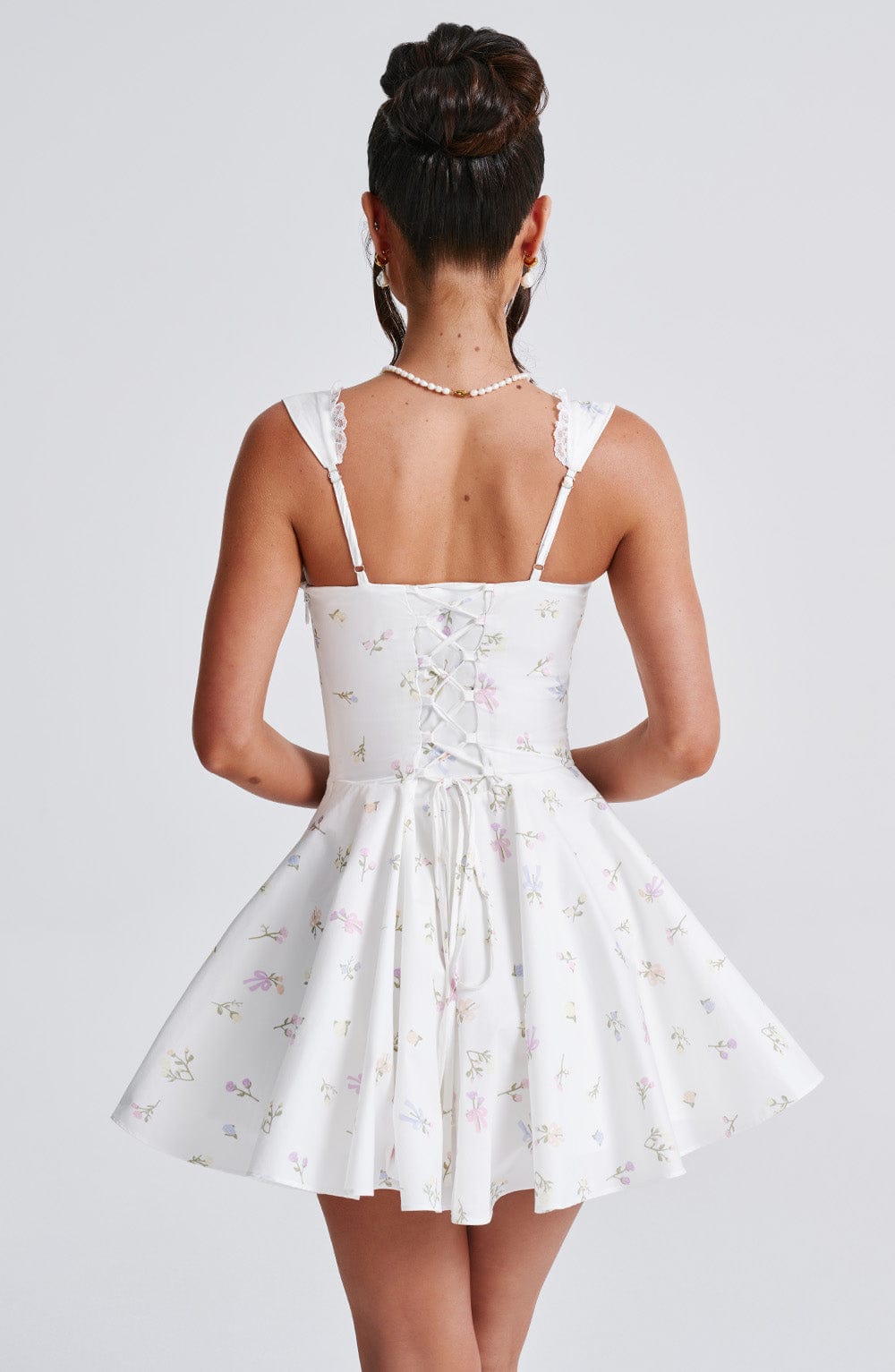 Antonella Mini Dress Multi Floral Print