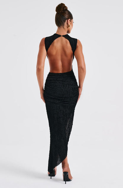 Aphrodite Midi Dress Black