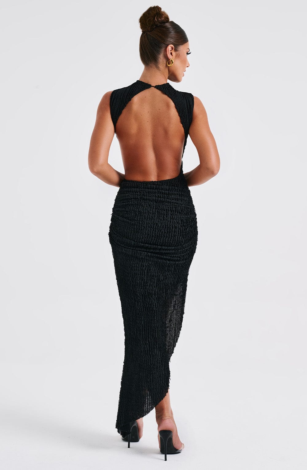Aphrodite Midi Dress Black