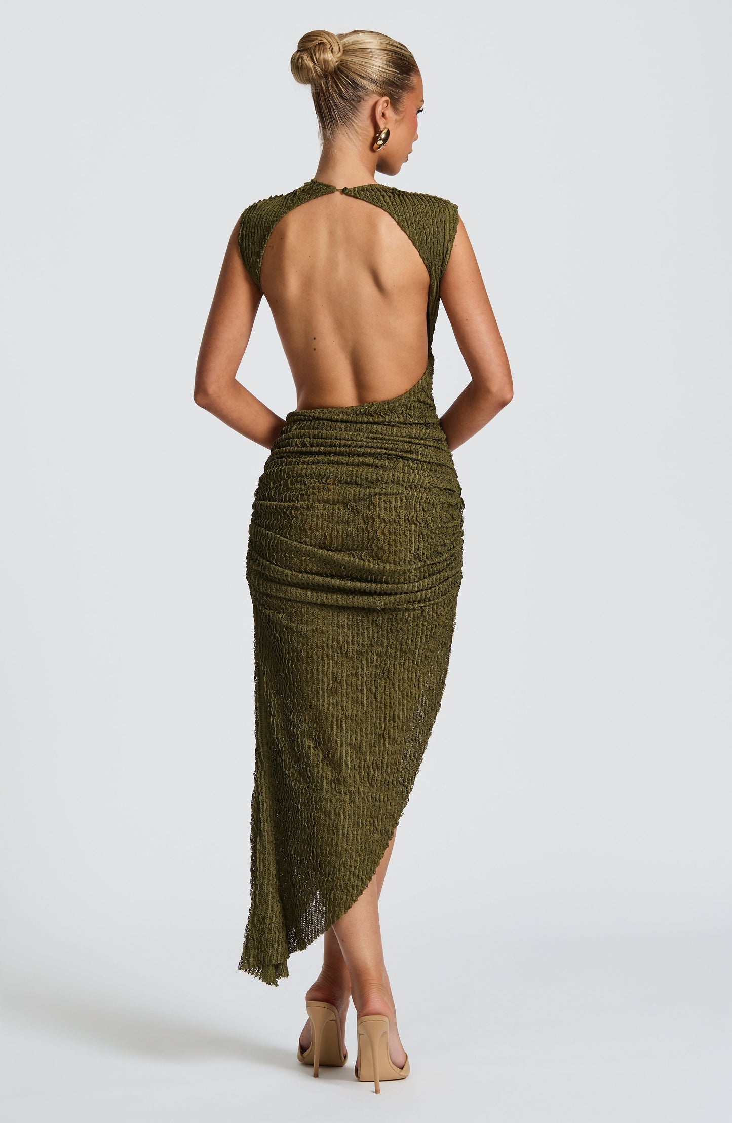 Aphrodite Midi Dress Khaki