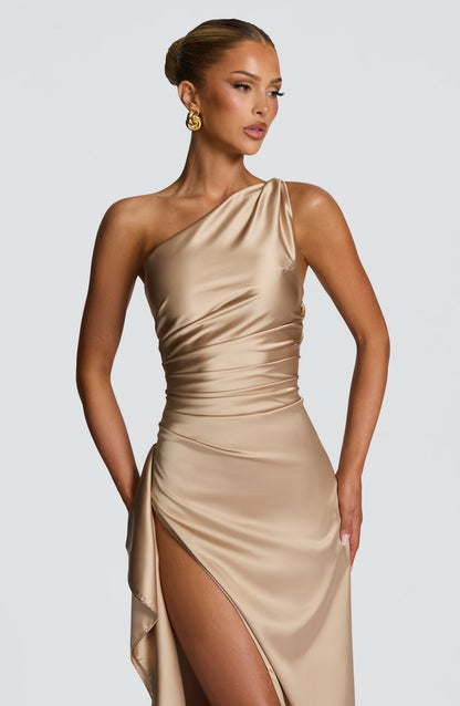 Ariel Maxi Dress Champagne