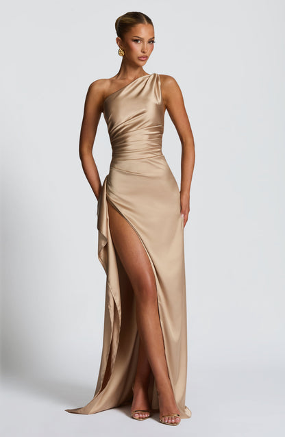 Ariel Maxi Dress Champagne