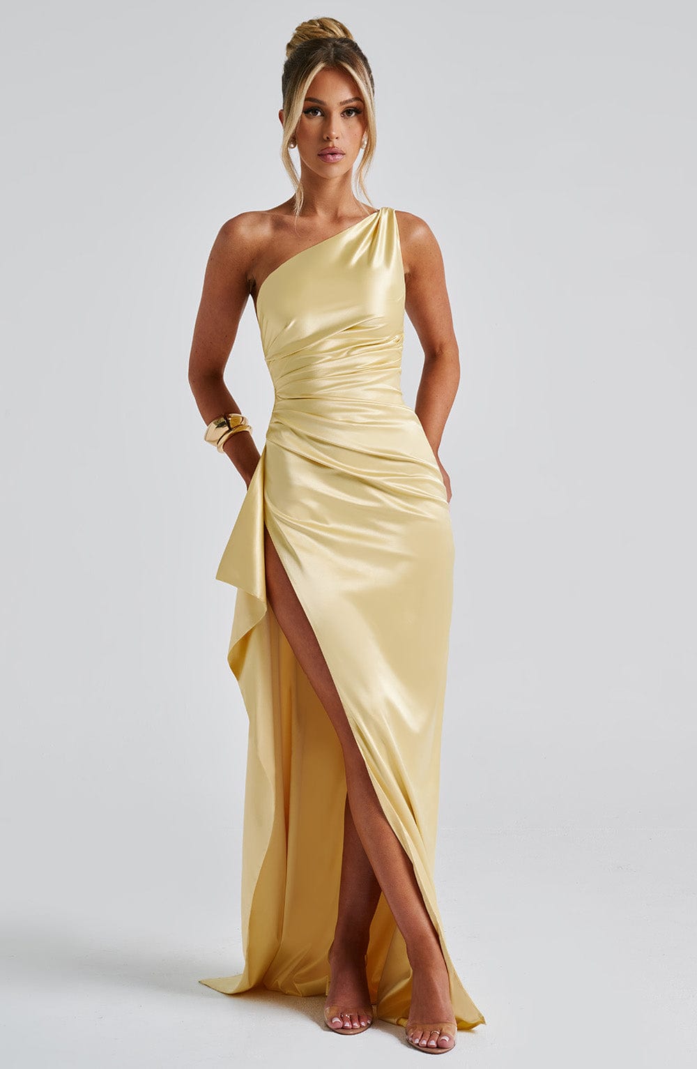 Ariel Maxi Dress Lemon
