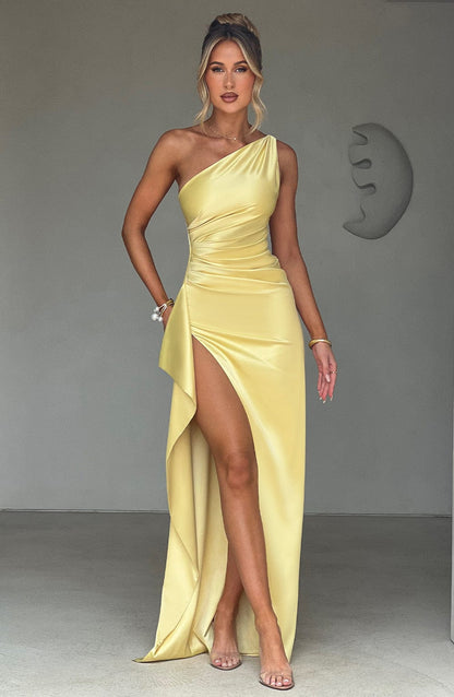 Ariel Maxi Dress Lemon