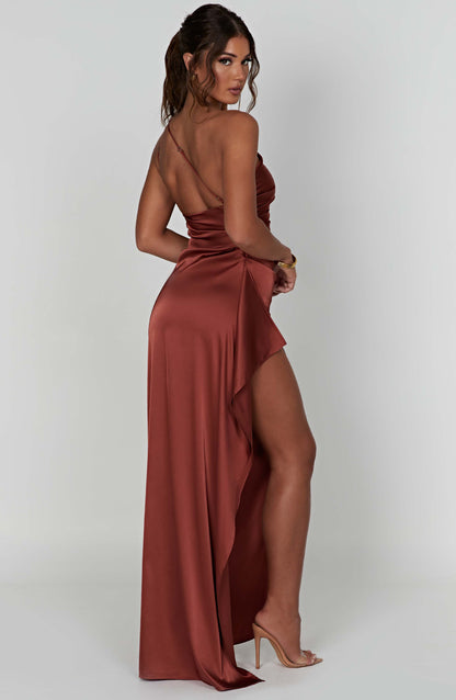 Ariel Maxi Dress Rust