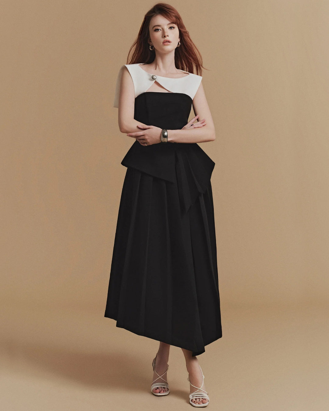 Arista Midi Dress Black