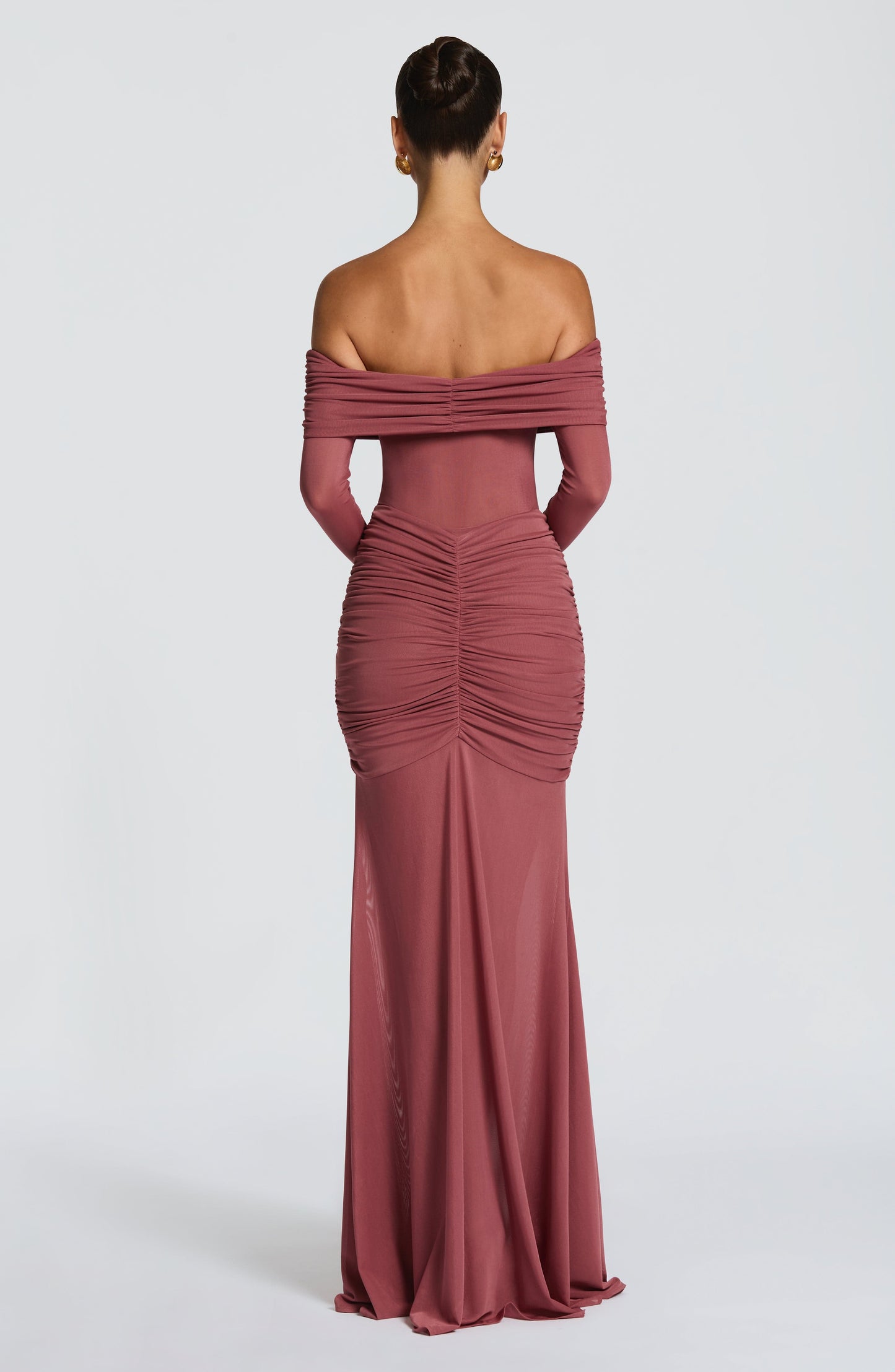 Arlena Maxi Dress Rose Brown