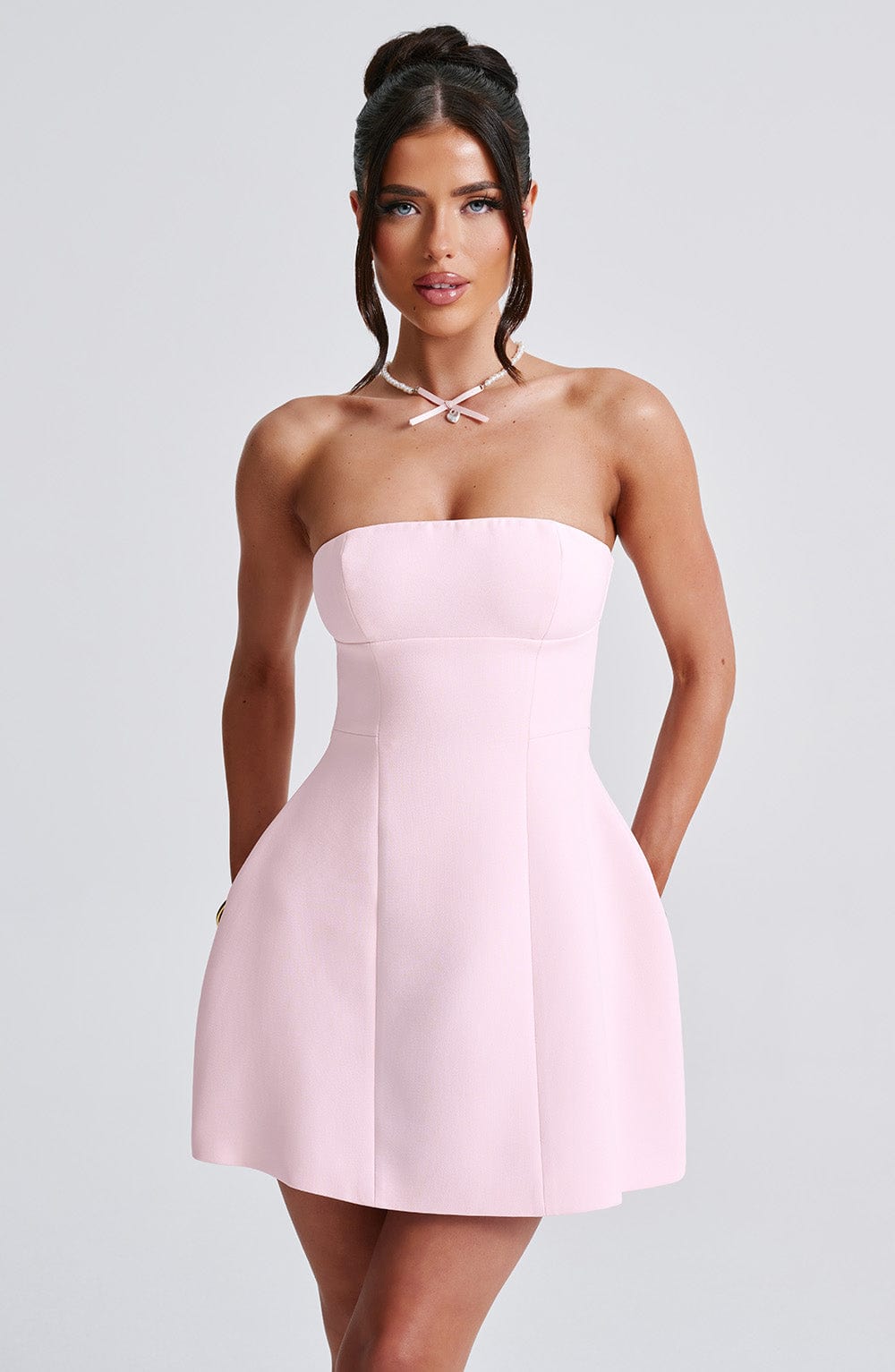 Asha Mini Dress Blush