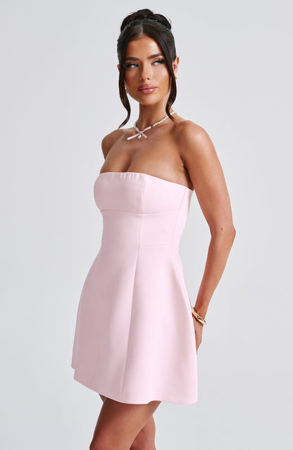 Asha Mini Dress Blush