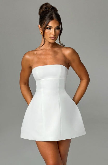 Asha Mini Dress Ivory
