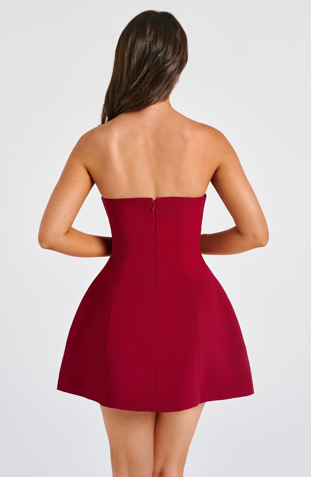 Asha Mini Dress Wine