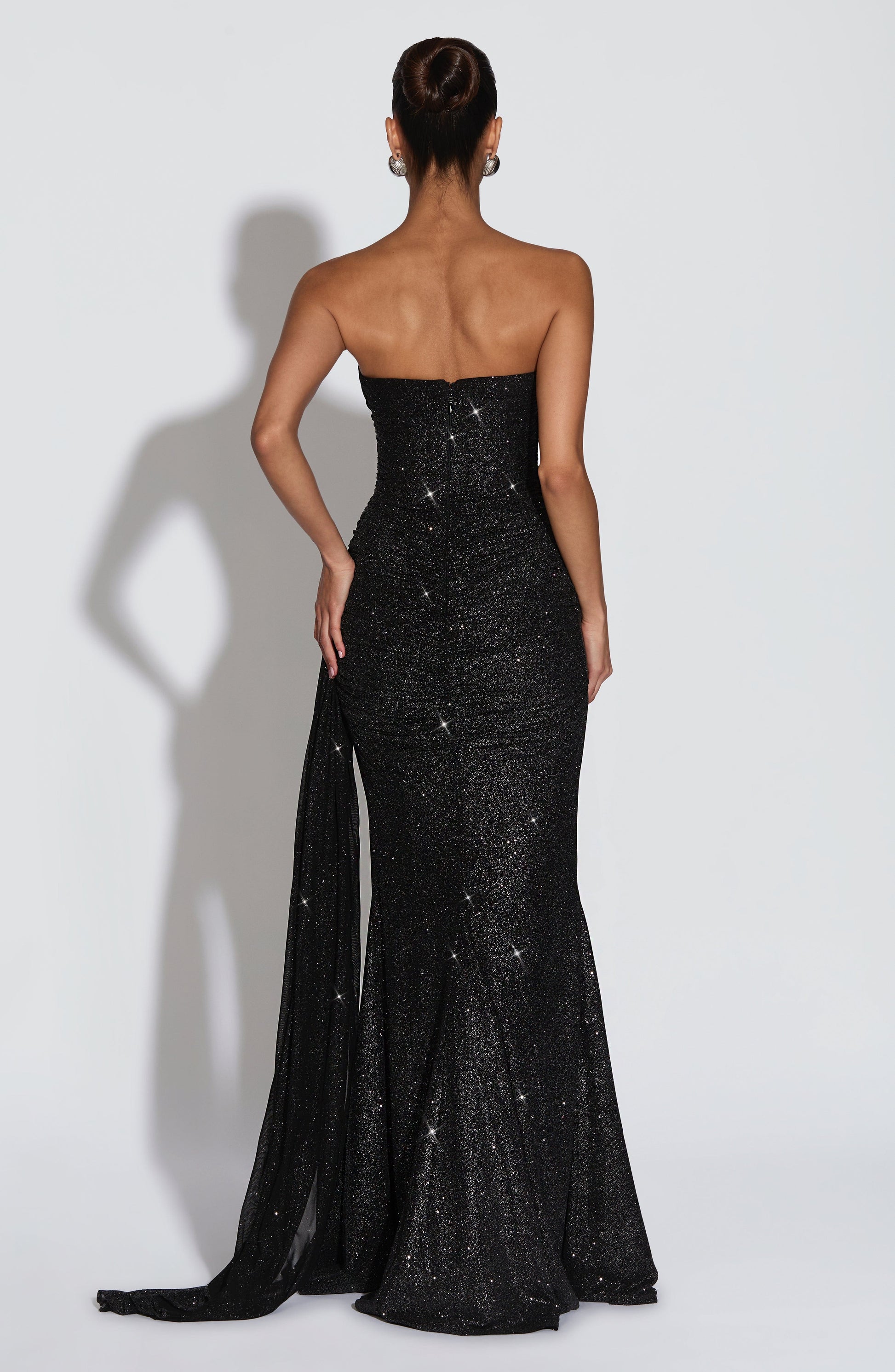 Ashika Maxi Dress Black Sparkle