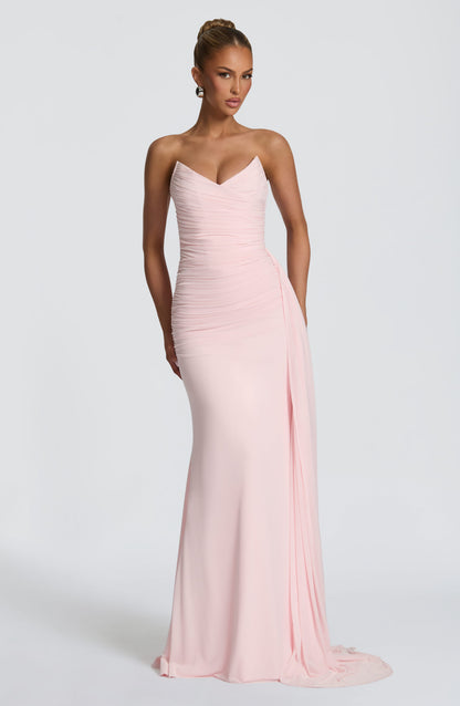 Ashika Maxi Dress Blush