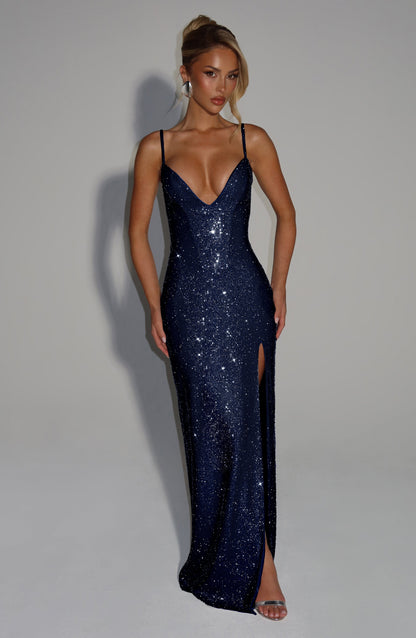 Ashton Maxi Dress Navy